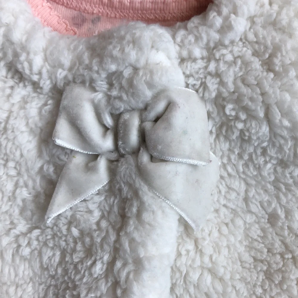 Carters Baby Girl Faux Fur Vest 3-Piece Set, Size 0-3 Months